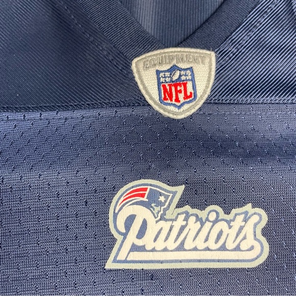 New England Patriots Wes Welkey Jersey Men Size Medium NFL PRO LINE Blue - Picture 7 of 9